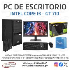 PC de Escritorio Intel Core i3 GT 710